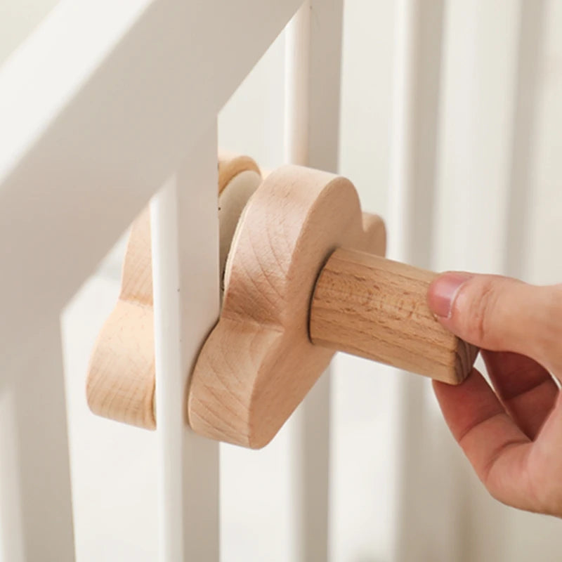 Wooden Baby Mobile Arm Bracket for Crib – Newborn Hanging Toy Holder
