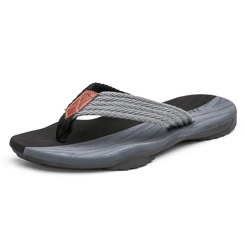 Men's Flip Flops – Breathable Summer Beach Slippers