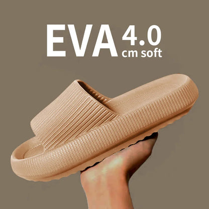 Thick-Sole EVA Slide Slippers – Non-Slip Shower Sandals