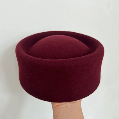 Women's Wool Felt Beret Hat – Dome, Pillbox & Fascinator Styles