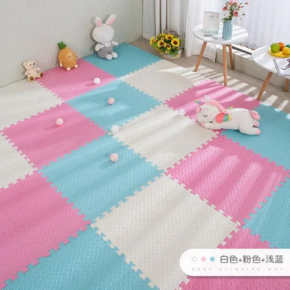 16-Piece Foam Baby Play Mat Interlocking Puzzle Tiles