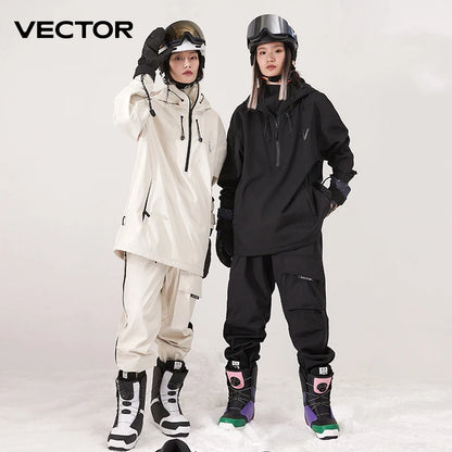 Ski Jacket & Pants Set – Waterproof Windproof Winter Snow Suit