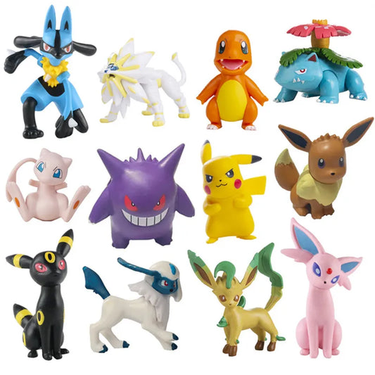 Pokemon Action Figures – Pikachu, Eevee, Gengar, Mewtwo & More