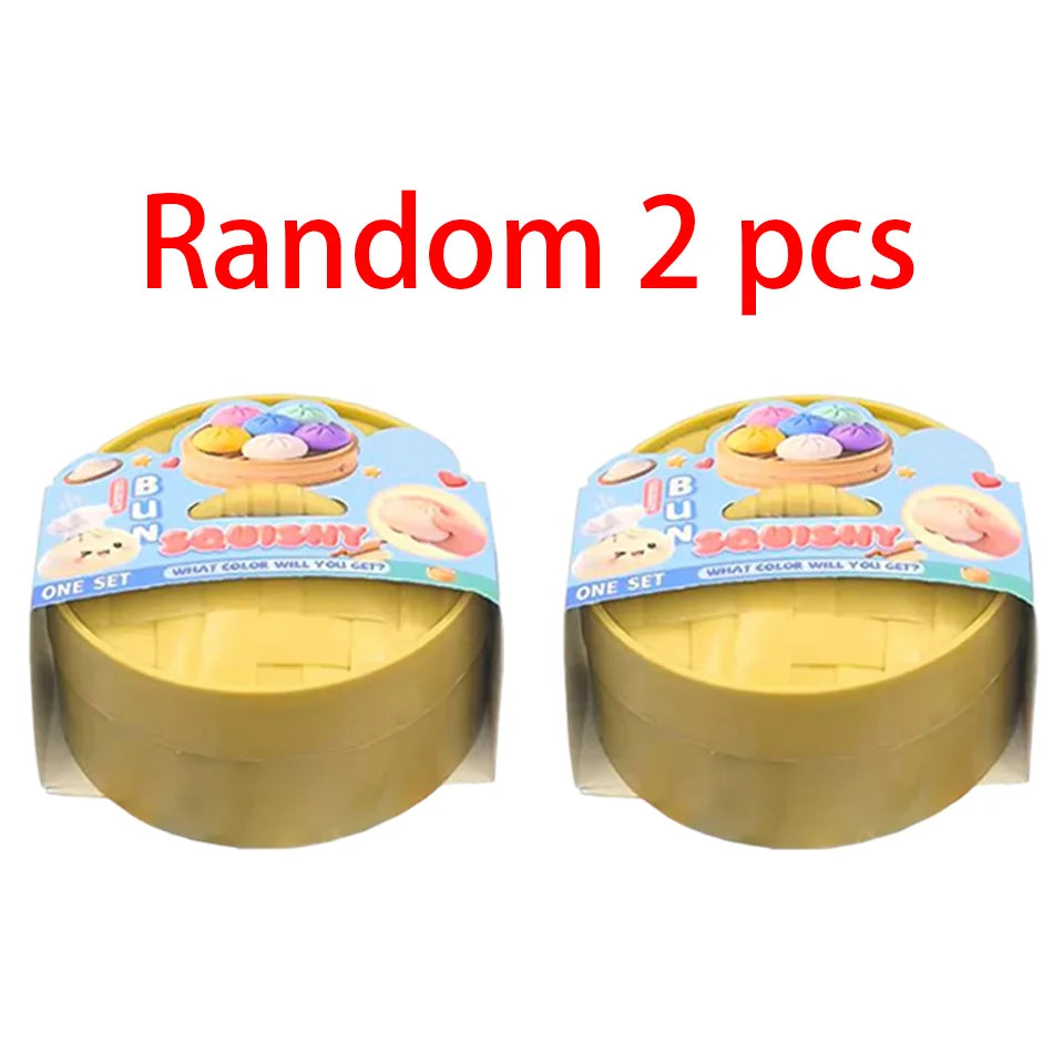 Dumpling Squishy Blind Box – Stress Relief Toy