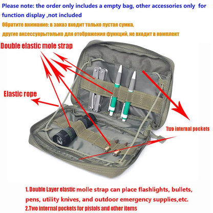 Tactical MOLLE Medical Pouch – EMT Emergency Utility Bag