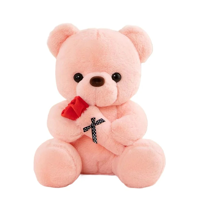 Rose Bear Plush Toy – Romantic Stuffed Animal Gift