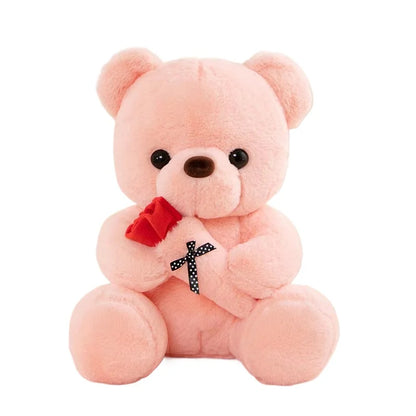 Rose Bear Plush Toy – Romantic Stuffed Animal Gift
