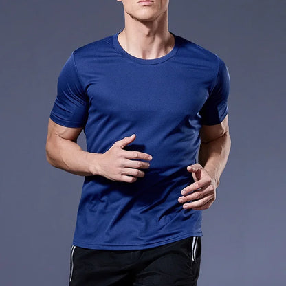 Men's Quick-Dry Athletic T-Shirt – Moisture-Wicking Gym Top