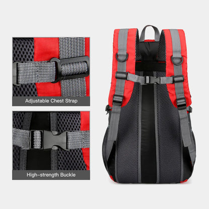 40L Waterproof Hiking Backpack – Lightweight Outdoor Daypack