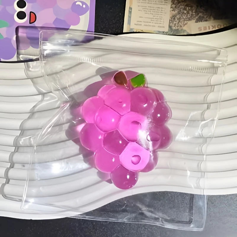 Squishy Grape Stress Ball Fidget Toy – Slow Rising Squeeze