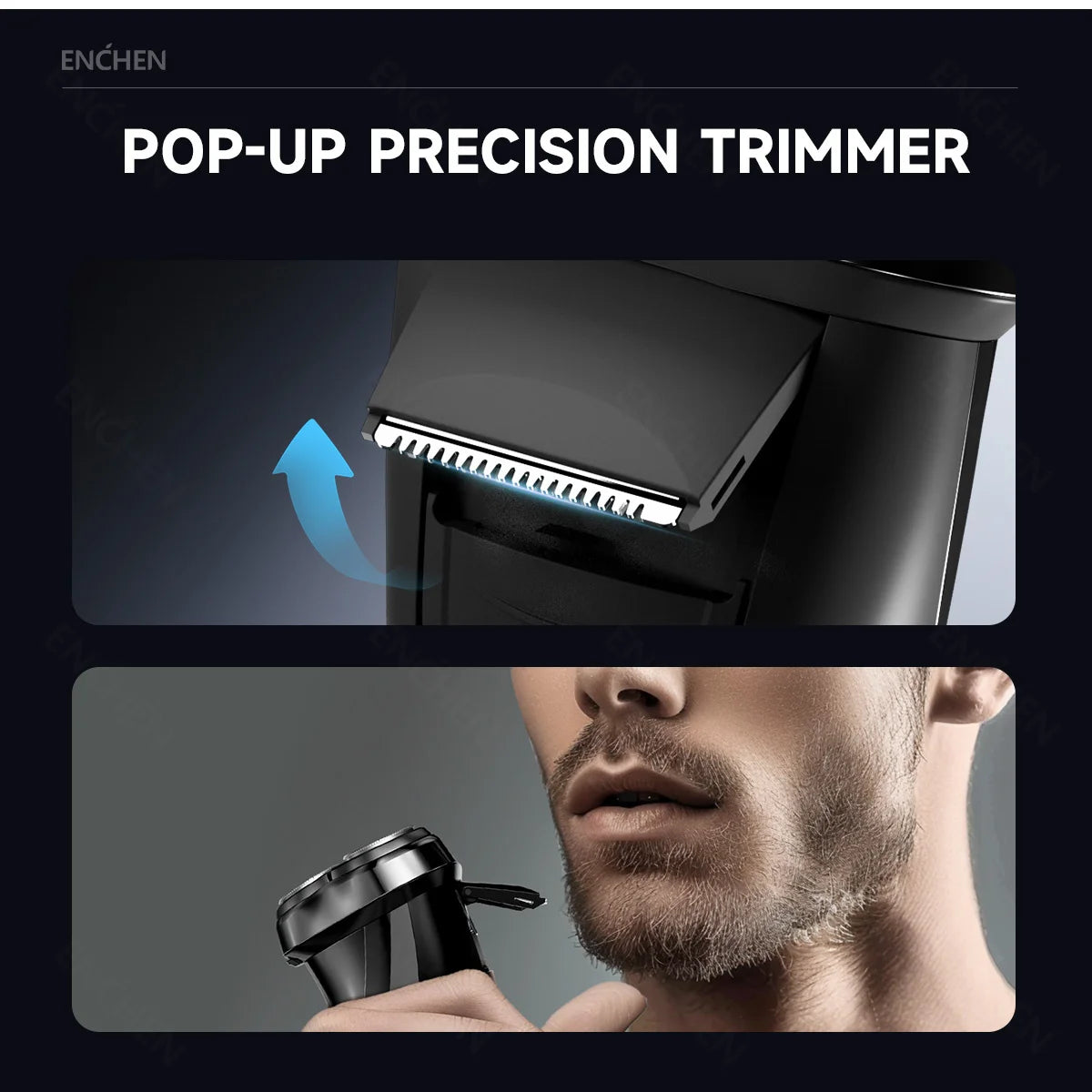 Enchen Blackstone 3 Electric Shaver – 3D IPX7 Waterproof Rotary Razor