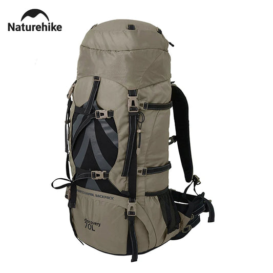 Naturehike 70L Hiking Backpack with Rain Cover & Ergonomic Frame