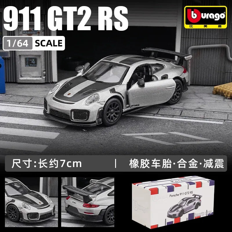 1:64 Diecast Car Model – Bburago Collectible Alloy Vehicle Toy