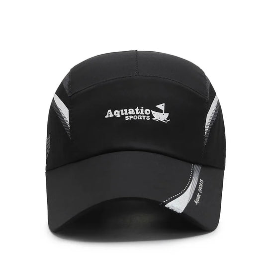 Embroidered Baseball Cap – Aquatic Sports Hard-Top Mesh Hat