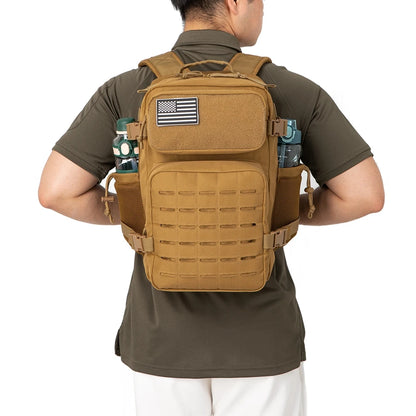 25L Tactical Backpack – MOLLE Gym & Hiking Rucksack for Men & Women