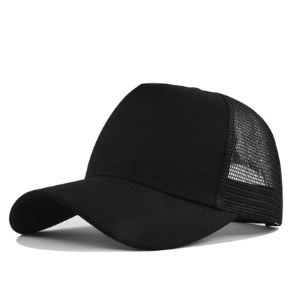 5-Panel Mesh Trucker Cap – Breathable Baseball Hat for Men & Women