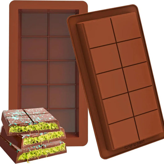 Silicone Chocolate Bar Mold – Break-Apart Rectangle Baking Mould