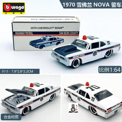1:64 Diecast Car Model – Bburago Collectible Alloy Vehicle Toy