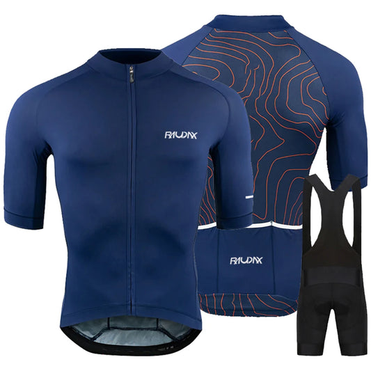 Men's Cycling Jersey Set - Raudax Short Sleeve Breathable Bike Kit