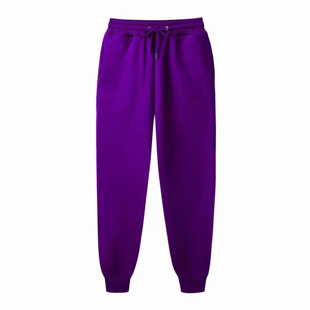 Men's Fleece Jogger Sweatpants – Casual Running Trousers