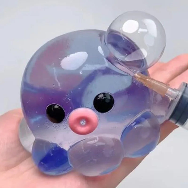 Bubble Octopus Squishy Stress Relief Toy – Slow Rise Squeeze Ball