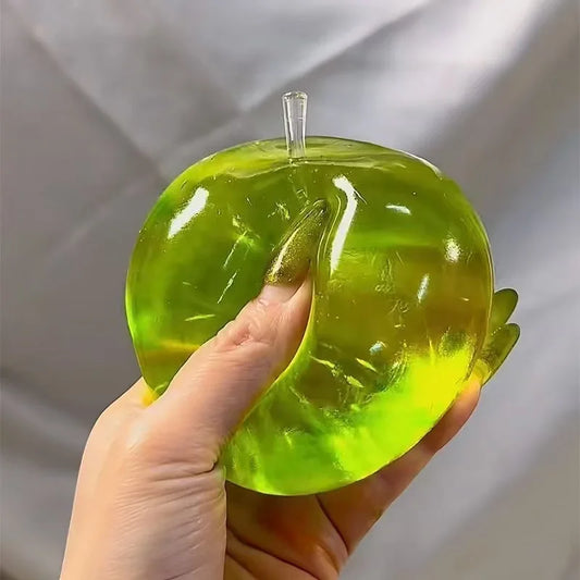Green Apple Squeeze Stress Ball Fidget Toy – Squishy Relief