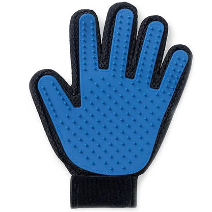 Pet Grooming Glove – Silicone Deshedding Brush for Cats & Dogs