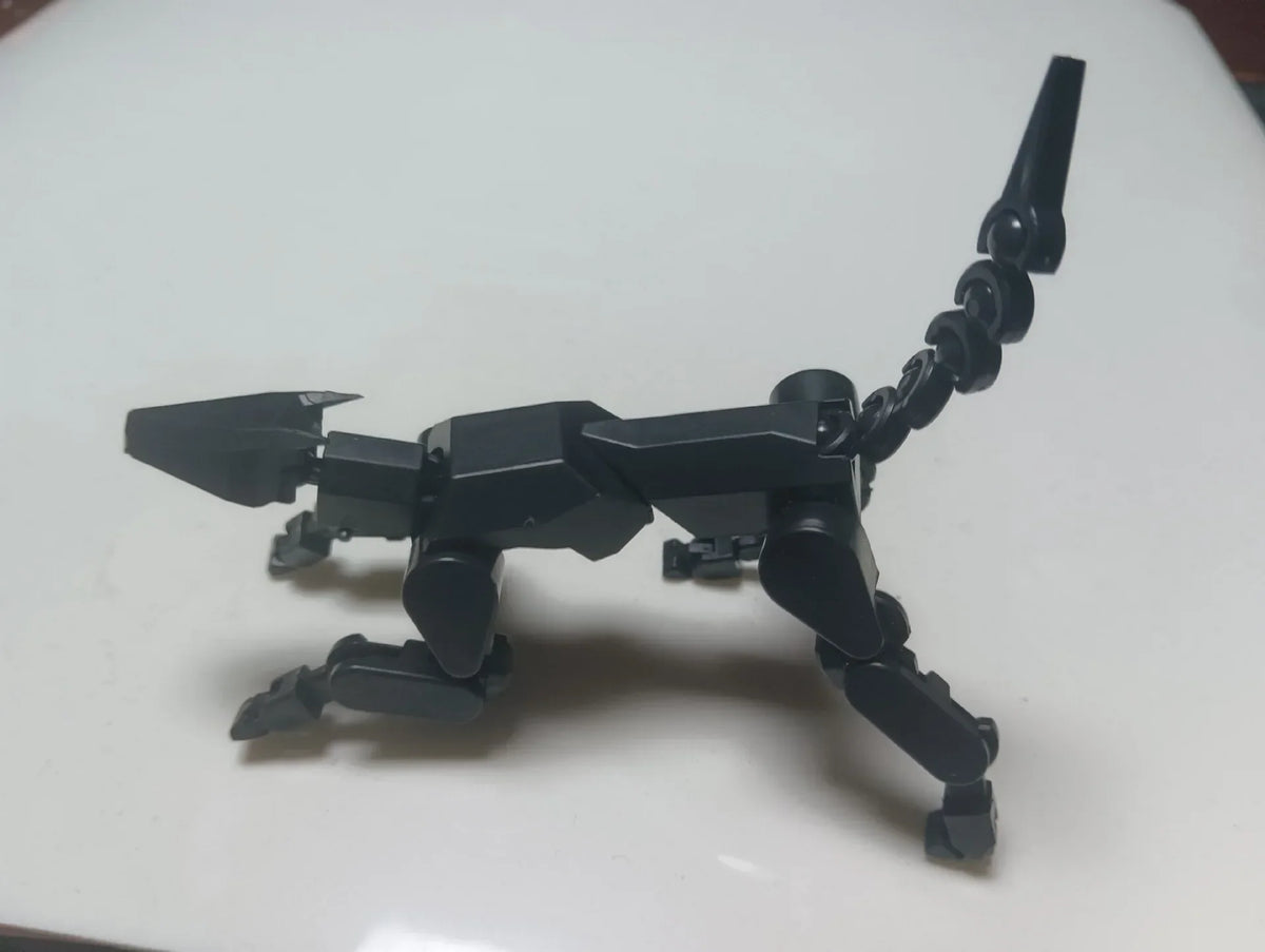3D Printed Multi-Jointed Robot Action Figure – Full Articulation with Accessories