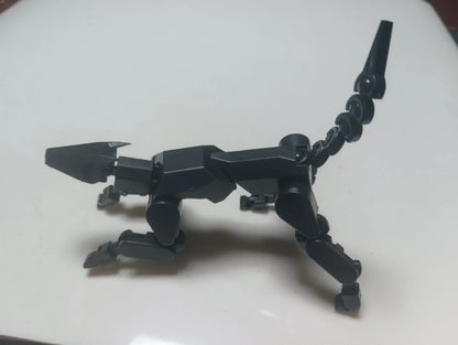 3D Printed Multi-Jointed Robot Action Figure – Full Articulation with Accessories