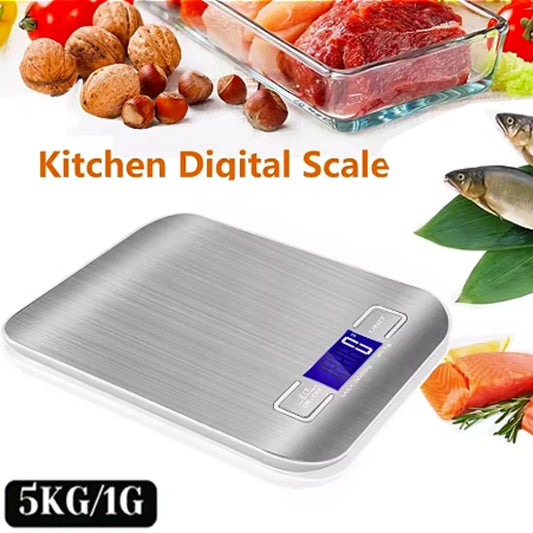 Digital Kitchen Scale – High-Precision Stainless Steel Food Scale