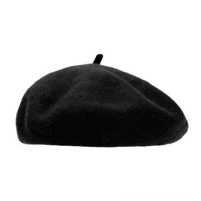 Wool Beret Hat for Women – French Style Winter Cap