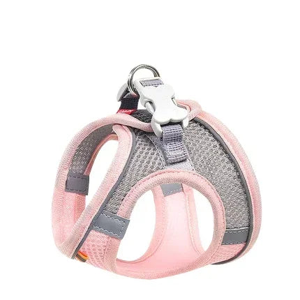 Breathable Mesh Pet Harness Vest – Adjustable Safety Chest Strap for Cats & Dogs