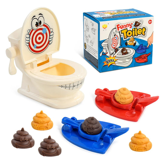 Funny Toilet Prank Toy – Two-Player Interactive Battle Game