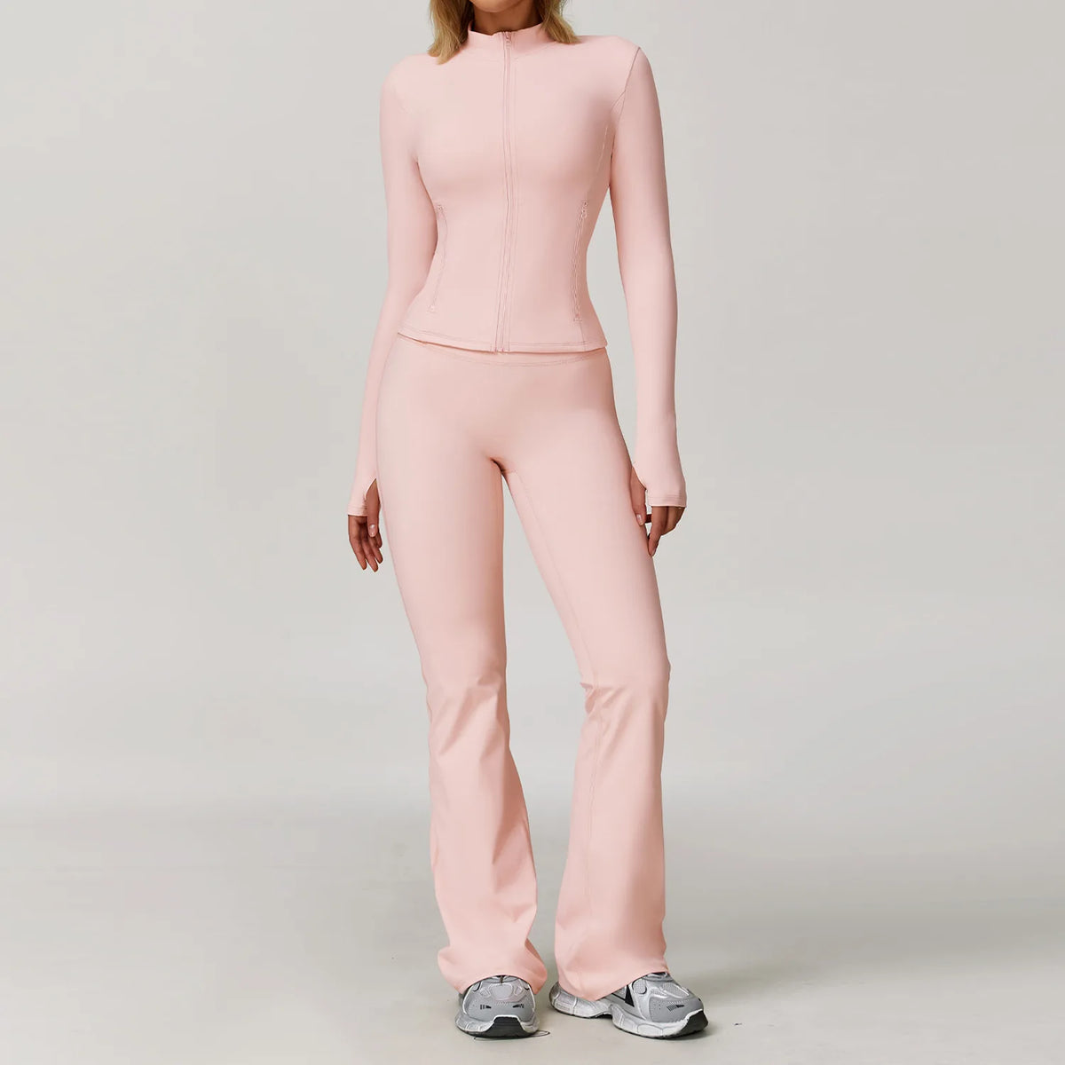 Women's Yoga Set 2-3 Piece Workout Tracksuit with Sports Bra
