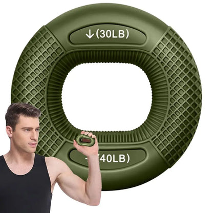 Silicone Hand Grip Ring – Finger & Wrist Strengthener Trainer
