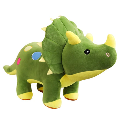 Dinosaur Stuffed Animal Plush Toy for Kids – Triceratops & Stegosaurus
