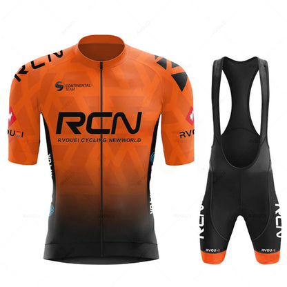 Cycling Jersey Set – Breathable Team Bike Suit with Bib Shorts