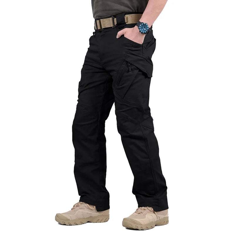 Men's Tactical Cargo Pants – Military Multi-Pocket Hiking Trousers