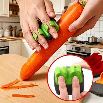 Non-Slip Vegetable Peeler with Sharp Blade