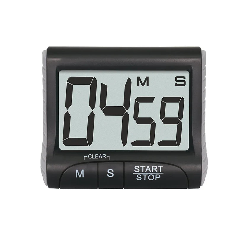 Digital Kitchen Timer with Loud Alarm & Magnetic Back – Cooking, Study & Classroom