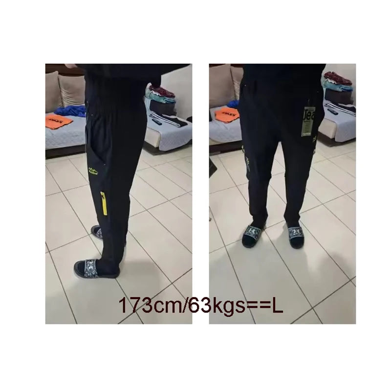Men's Hiking Pants – Waterproof Quick-Dry Cargo Trousers