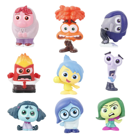 Inside Out 2 Mini Action Figure Set of 9