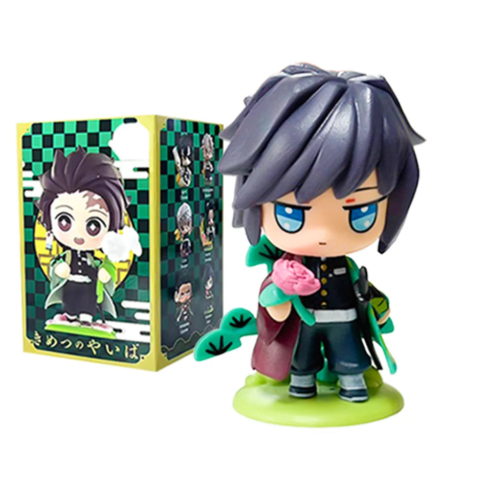 Demon Slayer Anime Figure Blind Box – Tanjiro & Nezuko Mini Statues