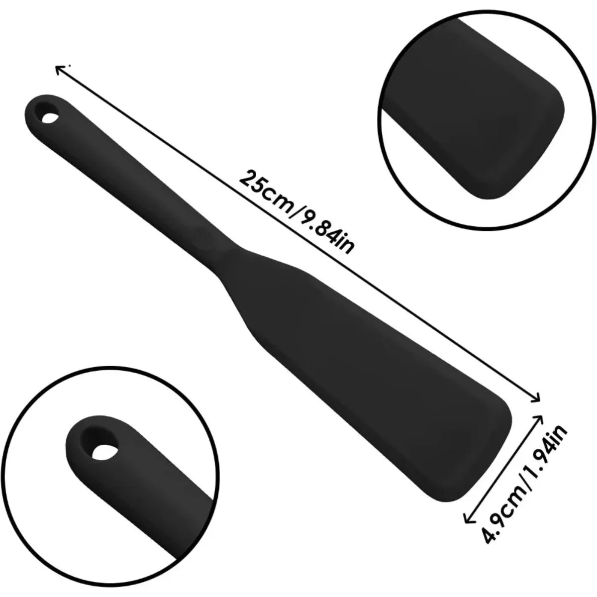 Food-Grade Silicone Thin Spatula – Heat-Resistant & Non-Scratch
