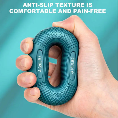 Silicone Hand Grip Ring – Finger & Wrist Strengthener Trainer
