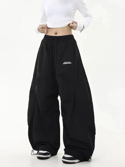 Parachute Pants Women – Y2K Baggy Wide Leg Joggers