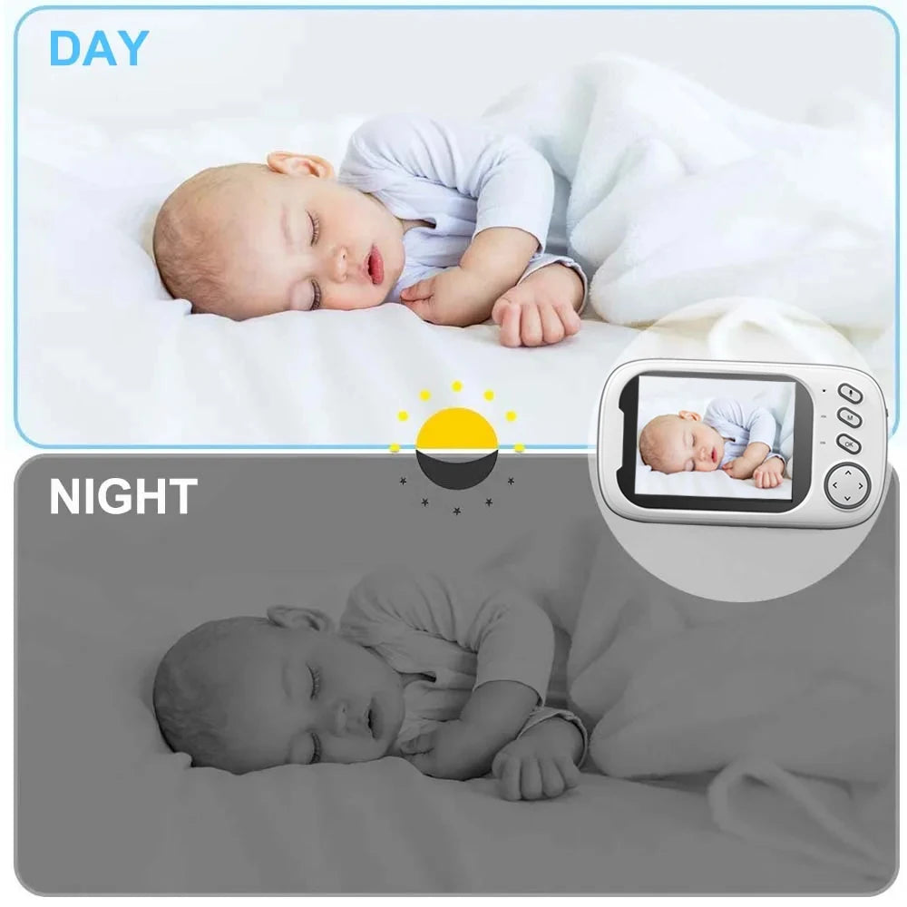 3.5-Inch Wireless Baby Monitor with Camera & 2-Way Audio