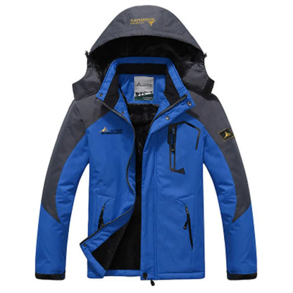 Men's Winter Parka – Thick Fleece-Lined Hooded Military Jacket