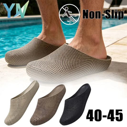 Breathable Mesh Clogs – Non-Slip Lightweight Work Shoes for Men