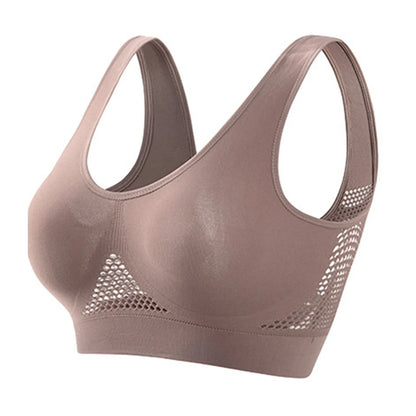 Seamless Sports Bra for Women – High Support, Shockproof, Breathable